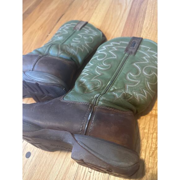 Rebel™ by Durango® Coffee & Cactus Pull-On Western Boot Sz 8.5 - Picture 7 of 9